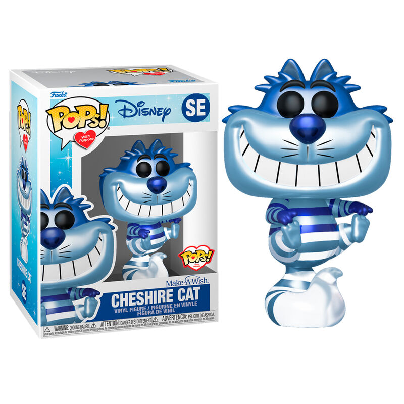 Figura Funko POP Disney Make a Wish Cheshire Cat Metallic