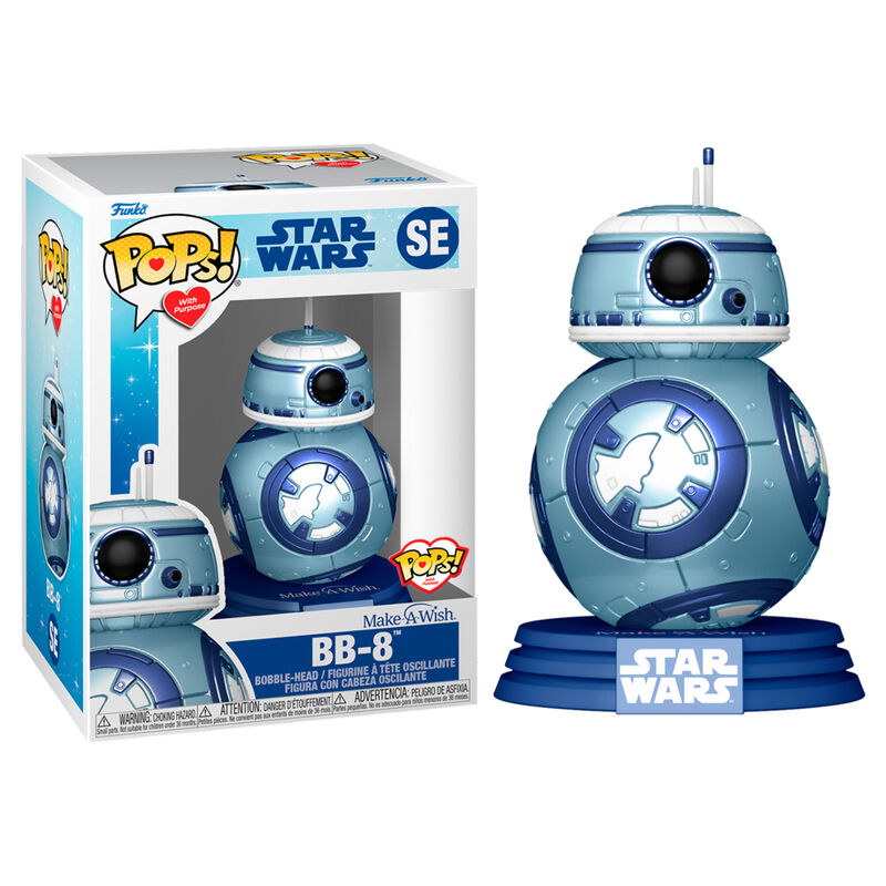 Figura Funko POP Star Wars Make a Wish BB-8 Metallic