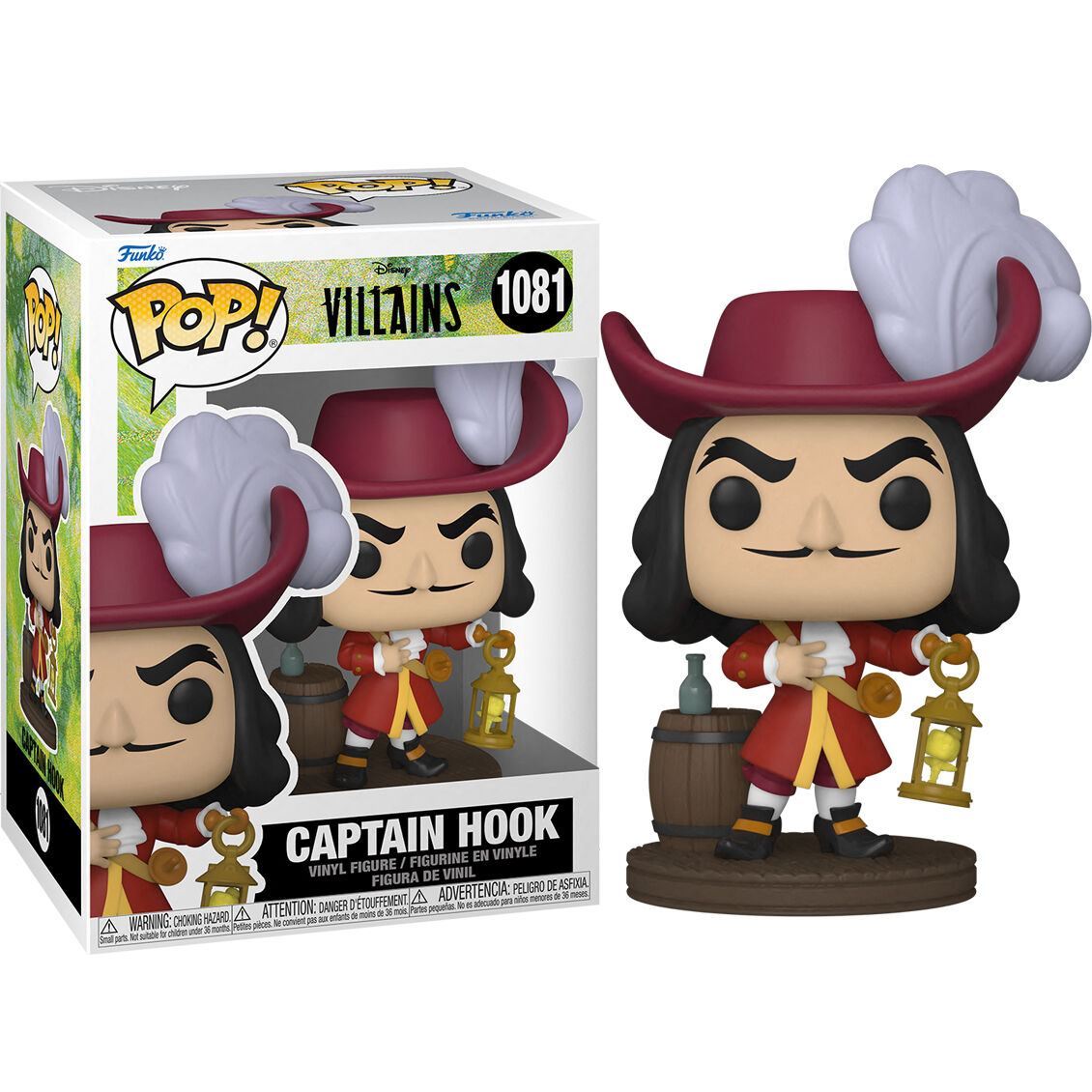 Figura Funko POP Disney Villains Captain Hook