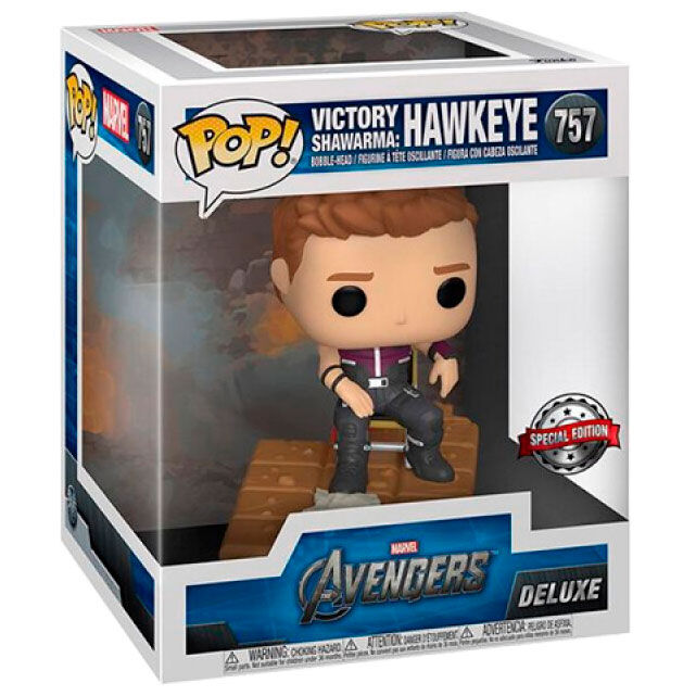 Figura Funko POP Marvel Avengers Hawkeye Victory Shawarma Exclusive