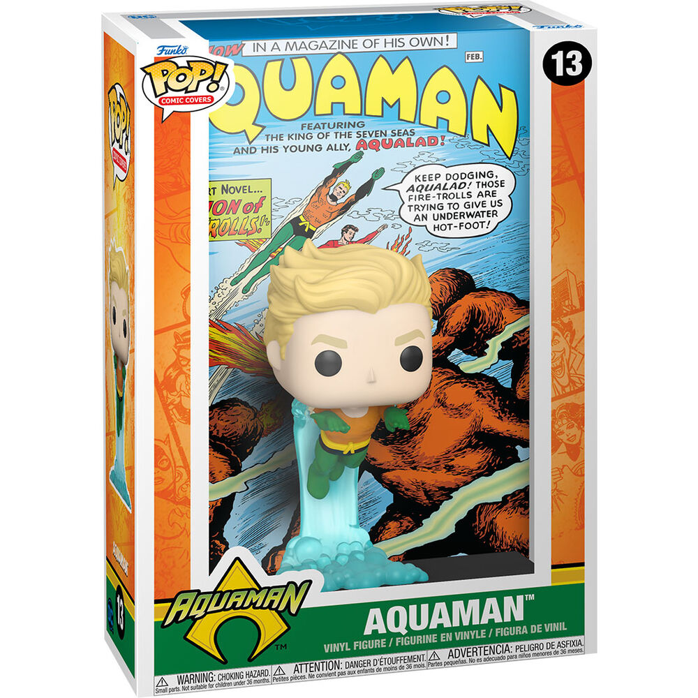 Figura Funko POP Comic Cover DC Comics Aquaman