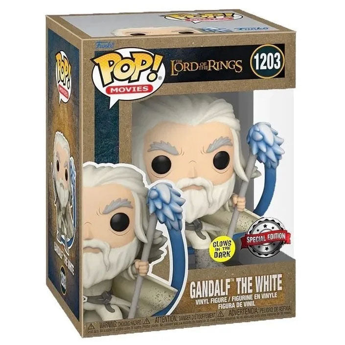 Figura Funko POP El Señor de los Anillos Gandalf The White Exclusive