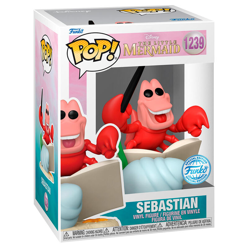 Figura Funko POP Disney La Sirenia Sebastian Exclusive