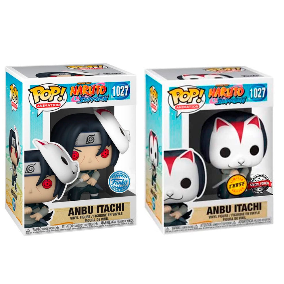 Figura Funko POP Naruto Shippuden Anbu Itachi 5 + 1 Chase Exclusive