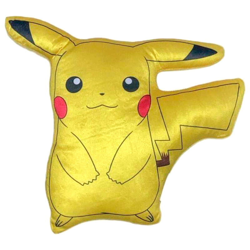Almofada Peluche 3D Pokémon Pikachu 35cm