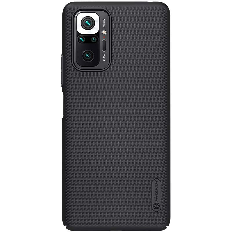 Nillkin Capa de borracha Frosted Xiaomi Redmi Note 10 Pro (Preto)