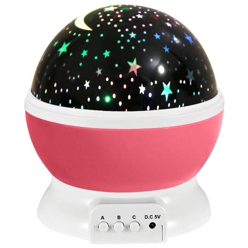 Projetor de Luz Star Laser DH-178 Moon (Vermelho)