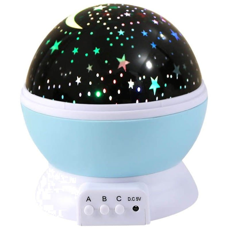 Projetor de Luz Star Laser DH-178 Moon (Turquesa)