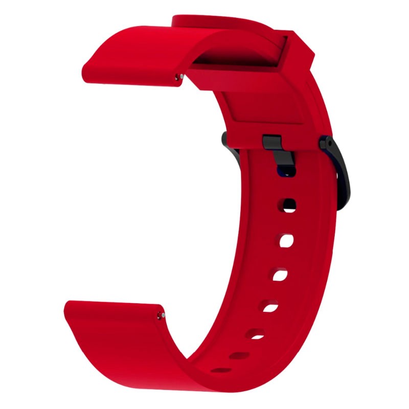 Pulseira de Substituição 20mm Xiaomi Amazfit GTS / Bip / Bip Lite / Bip S / GTR 42mm / Ticwatch / Huawei / Samsung Silicone Gum (Vermelho)