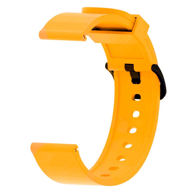 Pulseira de Substituição 20mm Xiaomi Amazfit GTS / Bip / Bip Lite / Bip S / GTR 42mm / Ticwatch / Huawei / Samsung Silicone Gum (Laranja)