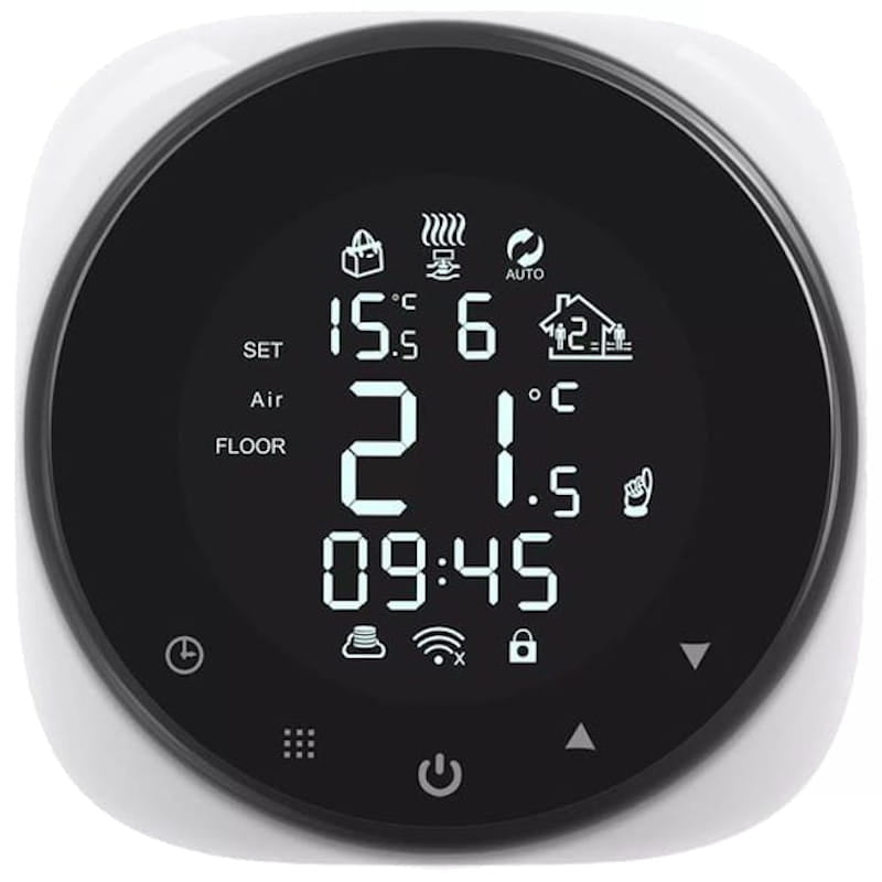 Termostato Inteligente Girier Caldeira Eléctrica 16A Tuya Smart