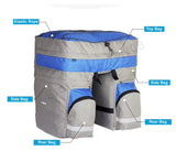 Bolsa de bicicleta para guidão 60L preto