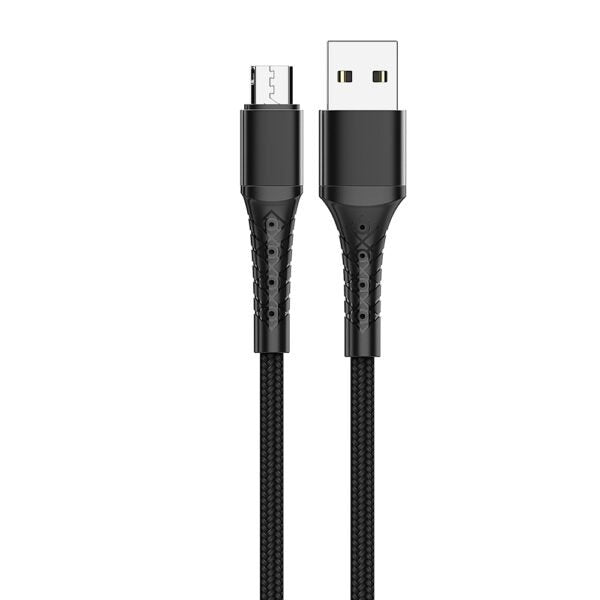 Cabo de Dados Trançado Micro USB / USB (1m) - Multi4you®