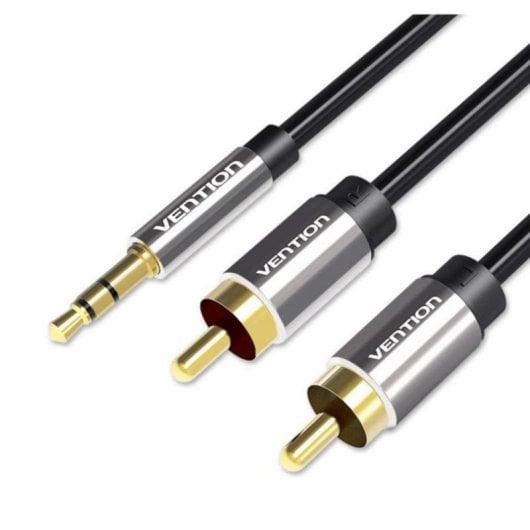 Cabo de Áudio Vention BCFBG | Jack 3.5mm para 2x RCA Macho - 1.5m