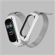 Bracelete Lmobile para Mi Band 5 - Prateado