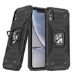 Capa Anti Shock / Rígida com Anel para iPhone Xr - Preto