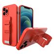 Capa Silicone Lanyard Airbag para Samsung Galaxy A71 Vermelho
