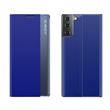 Capa Livro Horizontal New Sleep Lmobile para Galaxy S21 5G - Azul