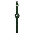 Bracelete Silicone para Band Apple Airtag Verde