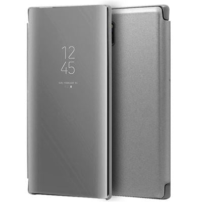Capa Livro COOL para Samsung N975 Galaxy Note 10 Plus Clear View Prata