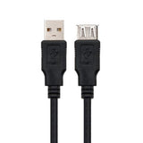 Cabo de Dados / Alimentação USB para USB (3m) (Preto)