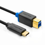 Cable Deleycon  USB-C para USB-B 3.0