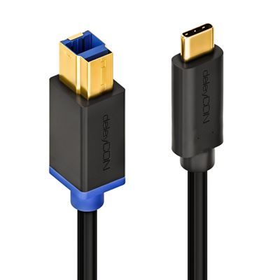 Cable Deleycon  USB-C para USB-B 3.0