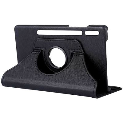 Capa traseira para Samsung Galaxy Tab S7 Plus T970 COOL de 12,4 polegadas em couro preto