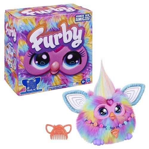 Peluche Interativo Furby Tie-Dye – Hasbro