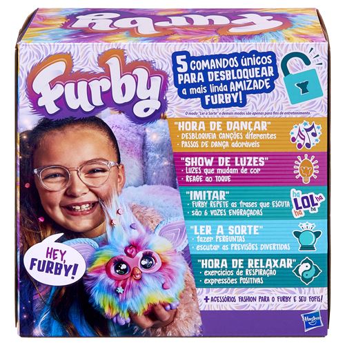 Peluche Interativo Furby Tie-Dye – Hasbro