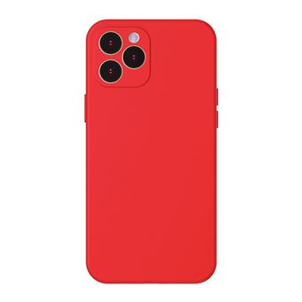 Capa Silicone Baseus para iPhone 12 Pro Max – Vermelho