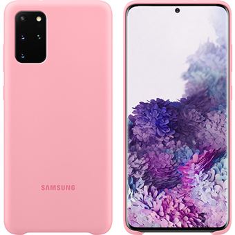 Capa Samsung Silicone para Galaxy S20+ - Rosa