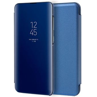 Capa Livro COOL para Samsung A105 Galaxy A10 Clear View Azul