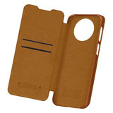 Capa Nillkin Xiaomi Redmi Note 9T 5G Couro Qin - Castanho