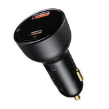 Carregador Isqueiro BASEUS CCZX-01 U+C | 100W – Preto