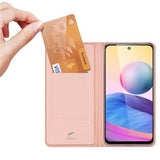 Capa Livro Dux Ducis para Xiaomi Redmi Note 10 5G / Poco M3 Pro – Rosa