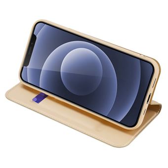 Capa Livro Dux Ducis para iPhone 13 - Dourado