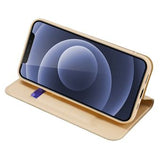 Capa Livro Dux Ducis para iPhone 13 - Dourado