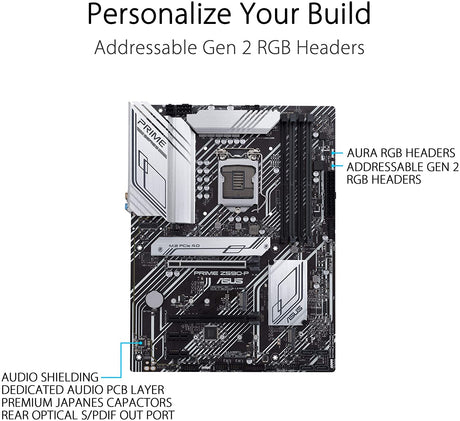 Placa Base Asus Prime Z590-P SK 1200 PCIe 4.0 3x M.2 USB 3.2 Thunderbolt 4 (GRADE A)