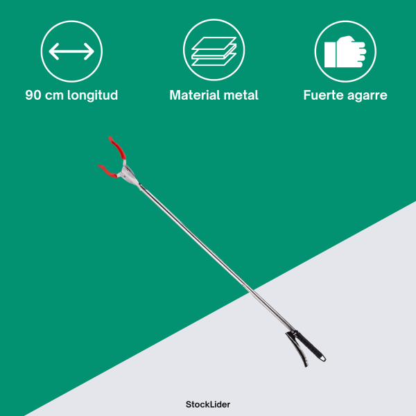Pinça Recolhe Objetos em Metal