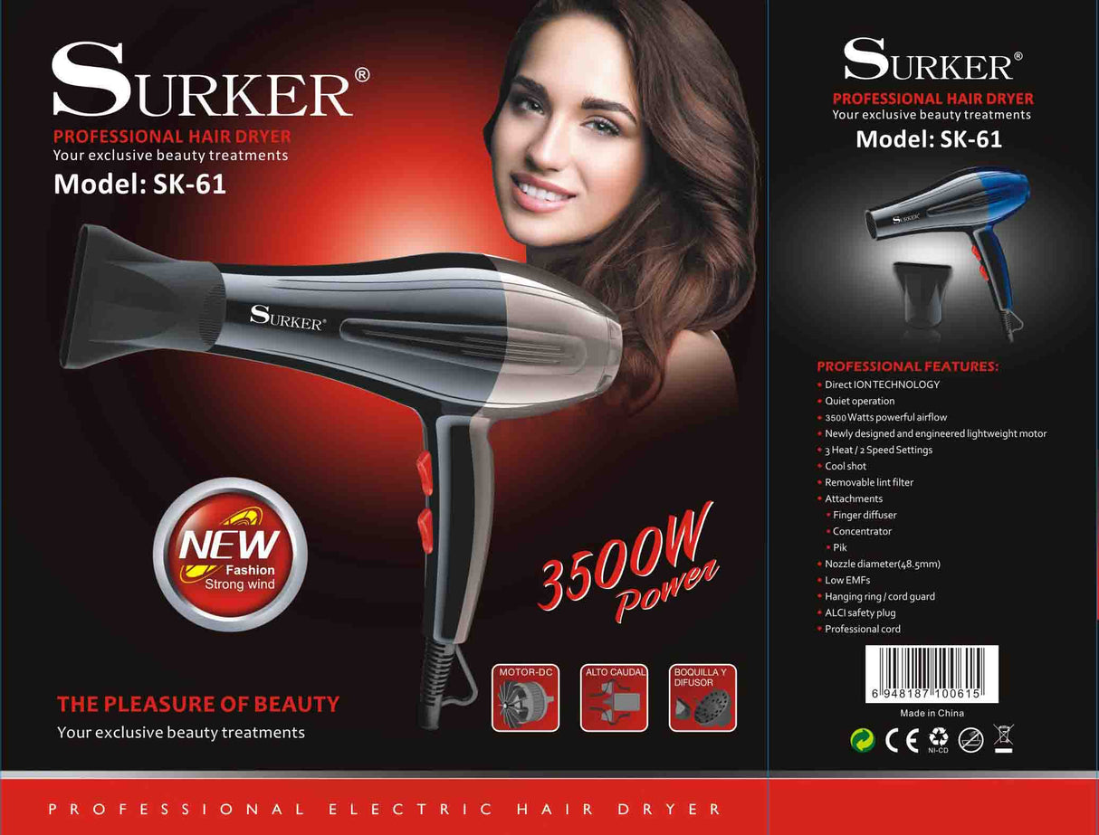 Secador de Cabelo Surker SK-61 – 2000W