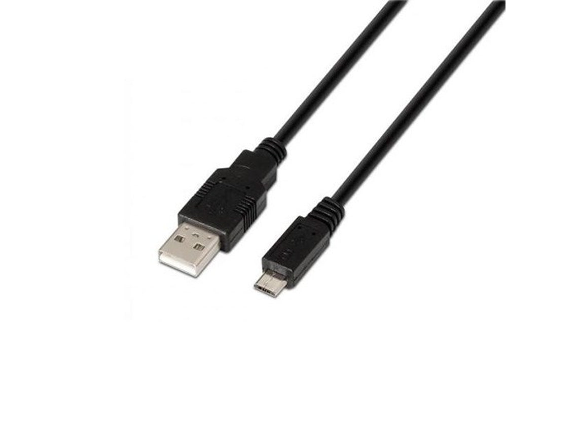 Cabo Aisens USB-A para Micro USB-B 2.0 3 m Preto