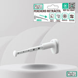 Cabide Retrátil Branco – 12 a 30 cm SL10847