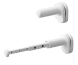 Cabide Retrátil Branco – 12 a 30 cm SL10847