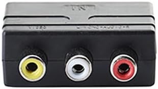 Adaptador SCART Macho para 3 RCA Fêmea A/V - Multi4you®