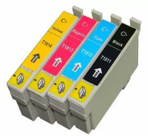 Conjunto 4 Tinteiros Epson 18 XL Compatíveis (T1815)