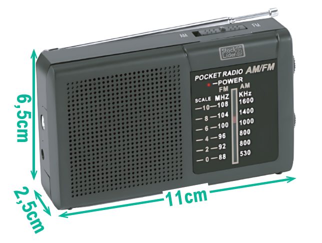 Rádio Portátil AM/FM