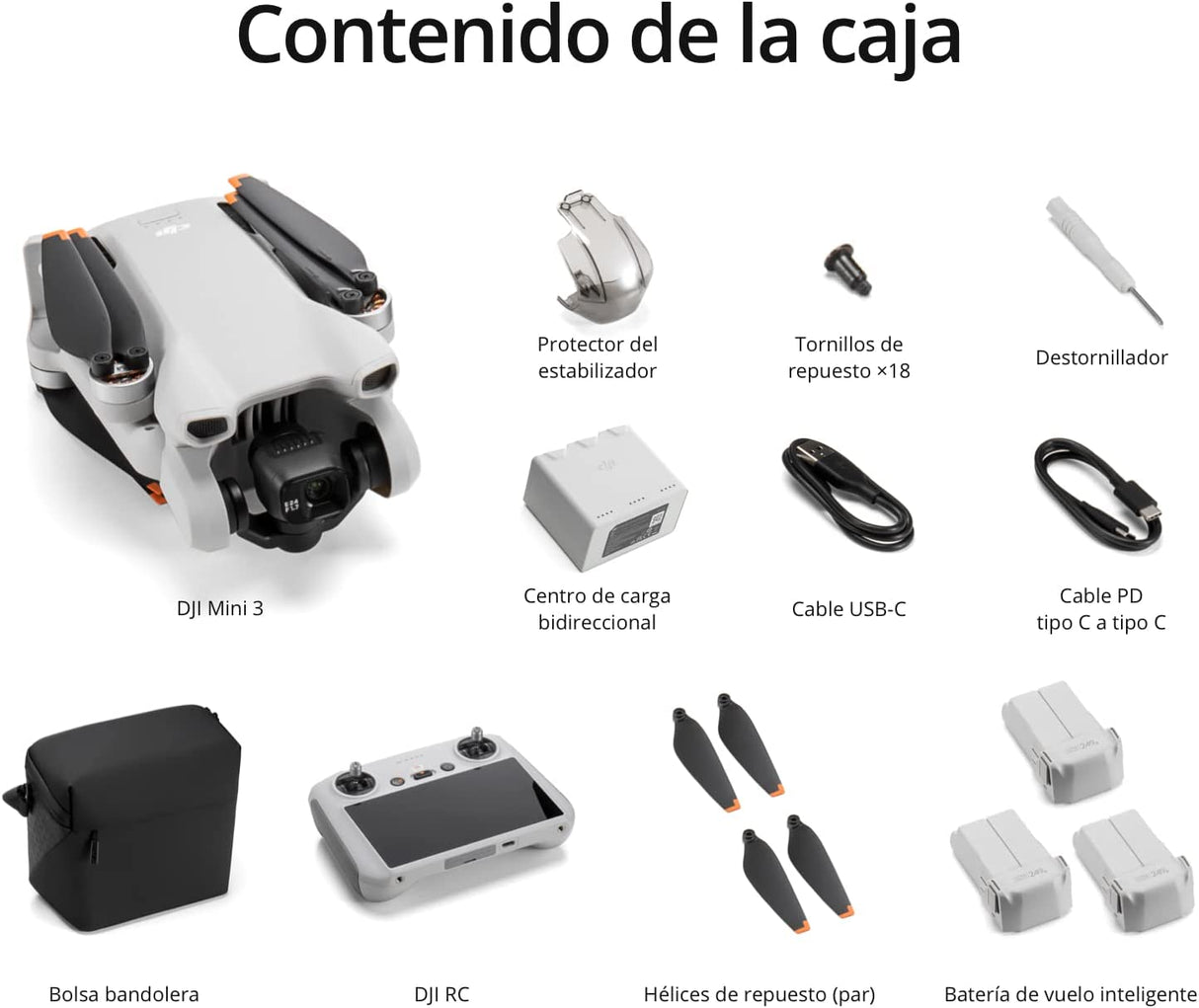 Drone DJI Mini 3 Fly More Combo (DJI RC)