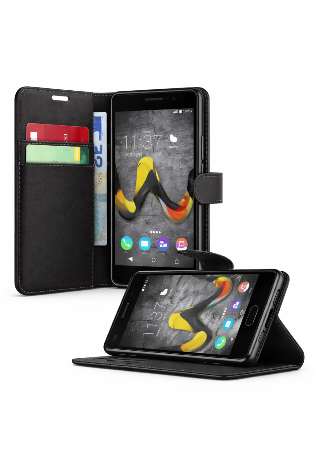 Capa Carteira Tipo Livro Wallet para Wiko Pulp Fab 4G – Multi4you®