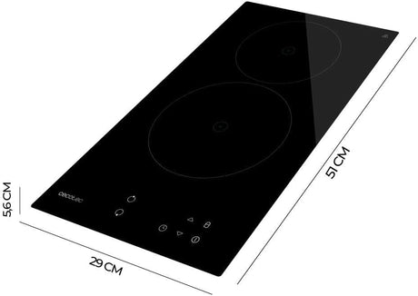Cecotec Placa de vinil cerâmica 2 fogos Bolero Squad V 2001